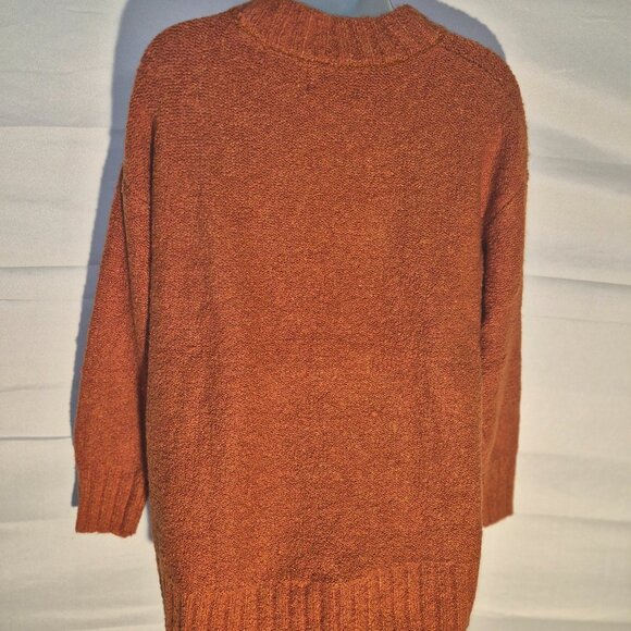 OLD NAVY beautiful Orange High Pile oversized sweater in size small NWT - Picture 7 of 8